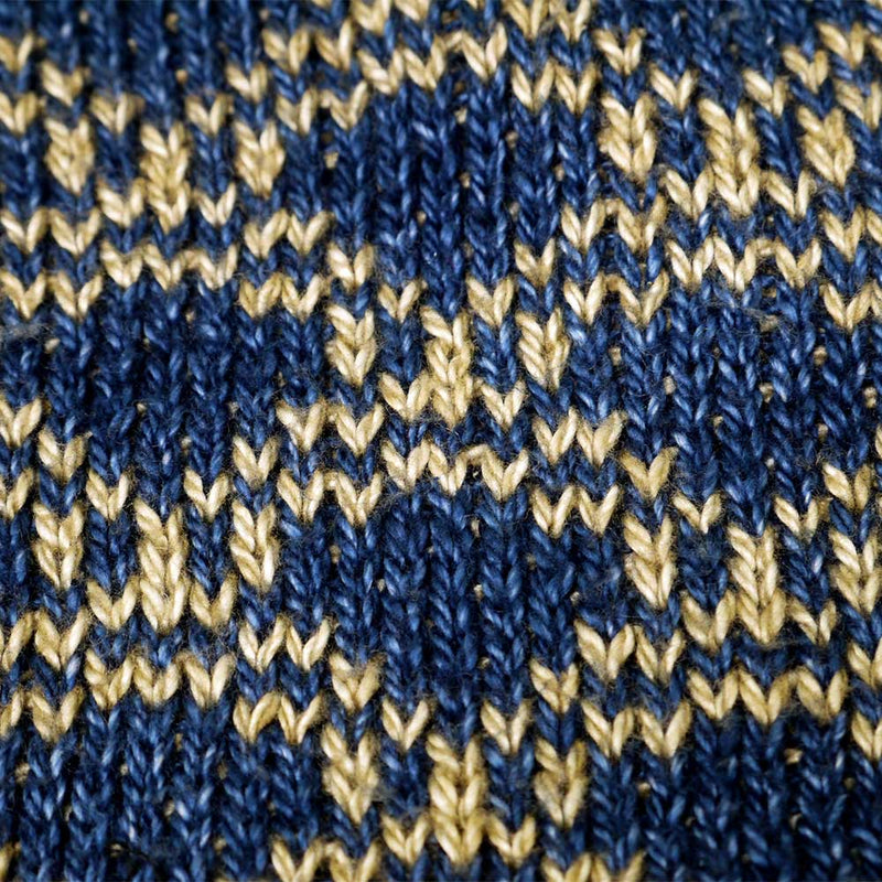 Wave Pattern Knit Hanten